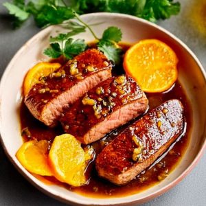 MAGRET DE CANARD SAUCE À L’ORANGE