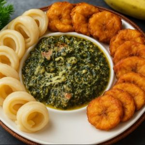 NDOLÈ (POISSON FUMÉ OU BŒUF)