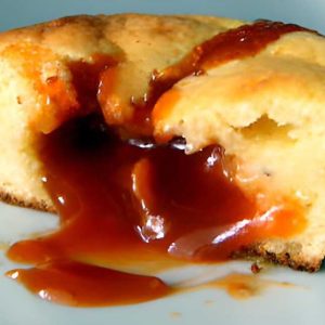 MOELLEUX DE MANIOC AU CŒUR COULANT DE CHOCOLAT